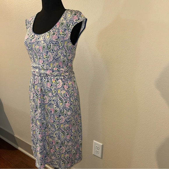 Boden Blue Pink Sundress Cap Sleeve Mini - Picture 3 of 10